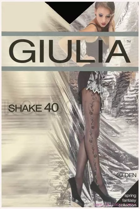 Колготки з візерунком оптом GIULIA Shake 40 model 8