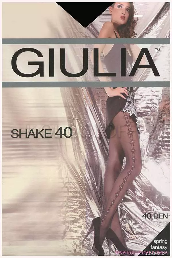 Колготки з візерунком оптом GIULIA Shake 40 model 9