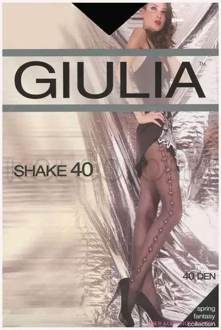 Колготки з візерунком оптом GIULIA Shake 40 model 9