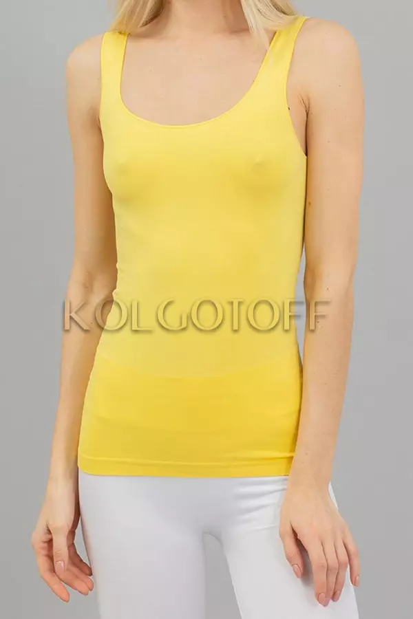 Майка безшовна оптом GIULIA TANK (CANOTTA SCOLLO TONDO)