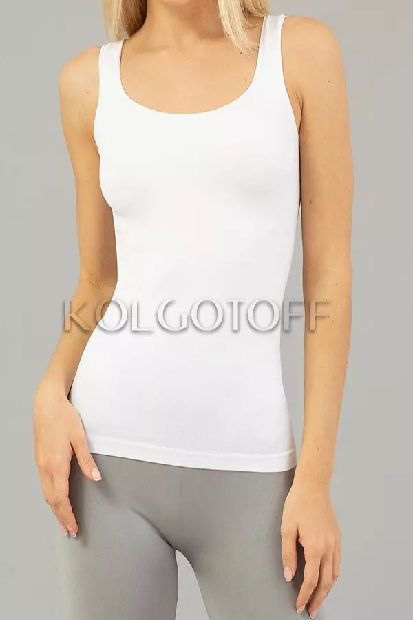 Майка безшовна оптом GIULIA TANK (CANOTTA SCOLLO TONDO)