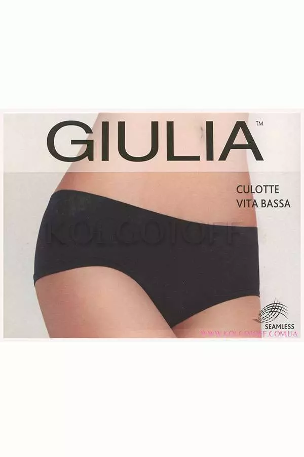 Трусики-шортики безшовні GIULIA CULOTTE vita bassa