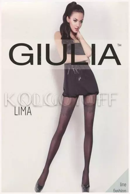 Колготки з візерунком оптом GIULIA Lima 20 model 9