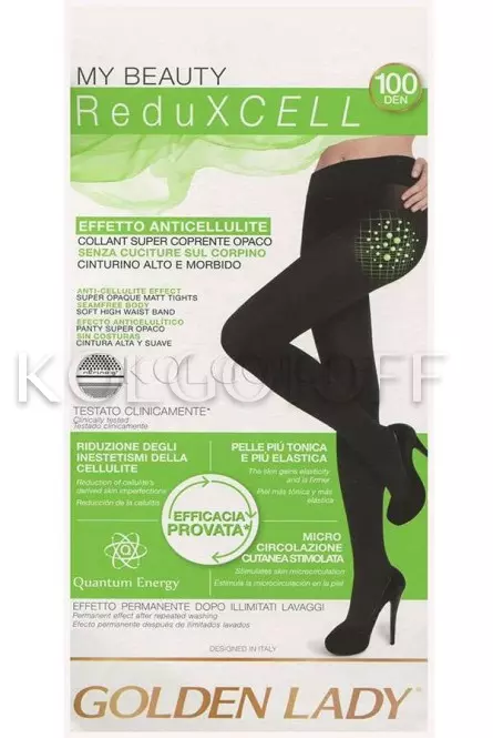 Щільні безшовні колготки оптом GOLDEN LADY ReduXCELL 100