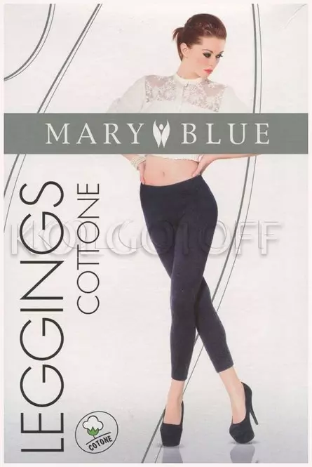 Легінси жіночі оптом MARY BLUE Leggings Cottone косичка