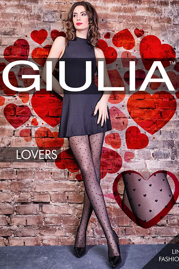 Колготки з візерунком оптом GIULIA Lovers 20 model 4