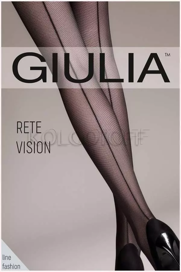Колготки сітчасті зі швом оптом GIULIA Rete Vision 40 model 4