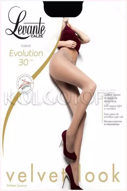 Колготки жіночі без шортиків оптом LEVANTE Evolution 30