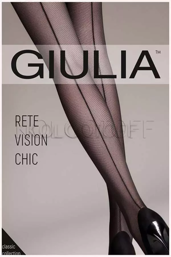 Колготки зі швом сітчасті оптом GIULIA Rete Vision Chic 40