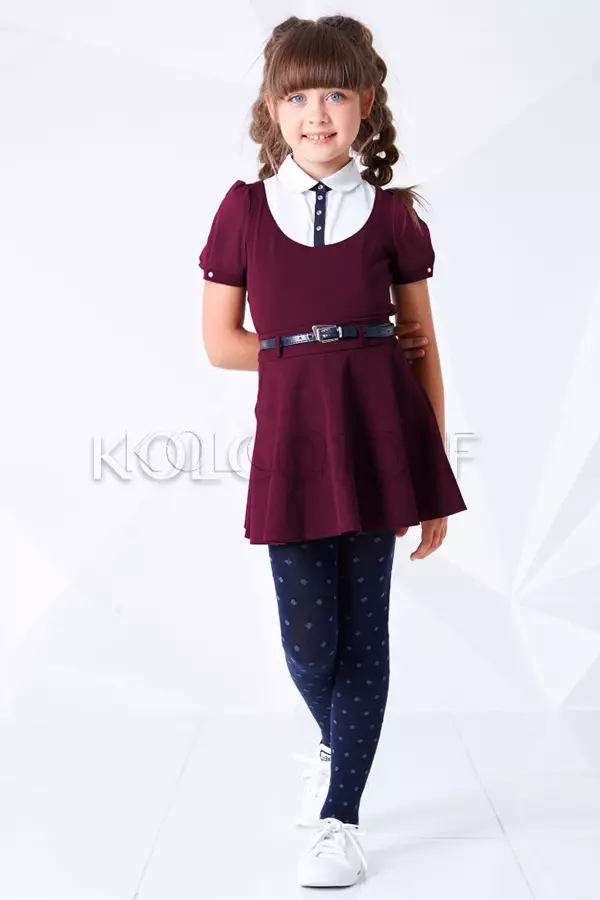 Колготки дитячі з бавовною оптом GIULIA D002 teen girl