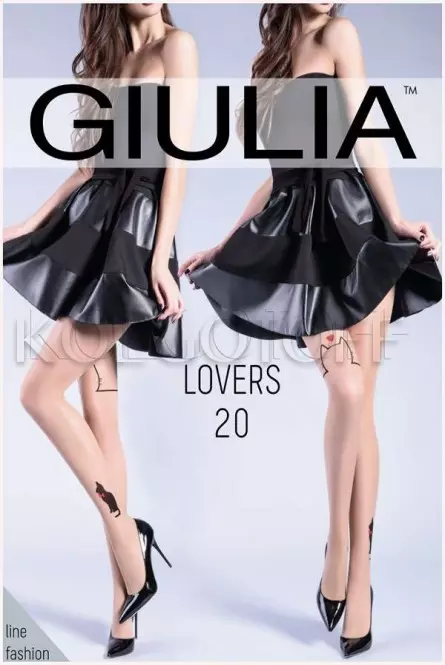 Колготки з візерунком оптом GIULIA Lovers 20 model 9