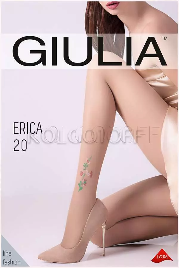 Колготки з візерунком оптом GIULIA Erica 20 model 2