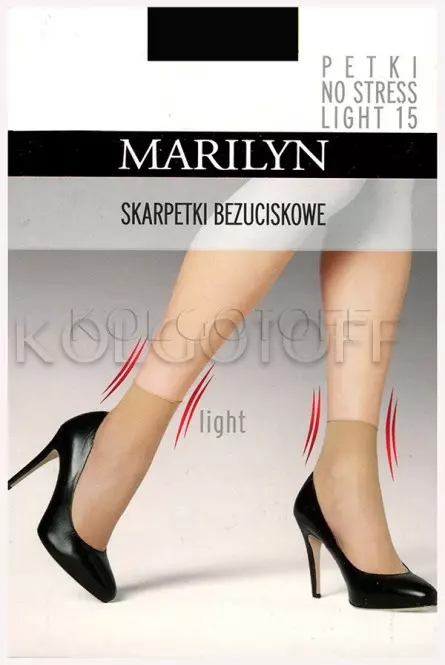 Шкарпетки жіночі оптом MARILYN Petki No Stress light 15