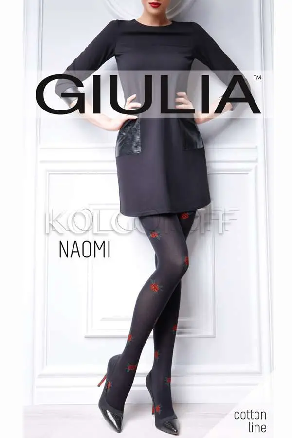 Колготки бавовняні з візерунком GIULIA Naomi 150 model 1
