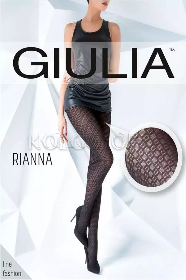 Колготки з візерунком оптом GIULIA Rianna 60 model 1