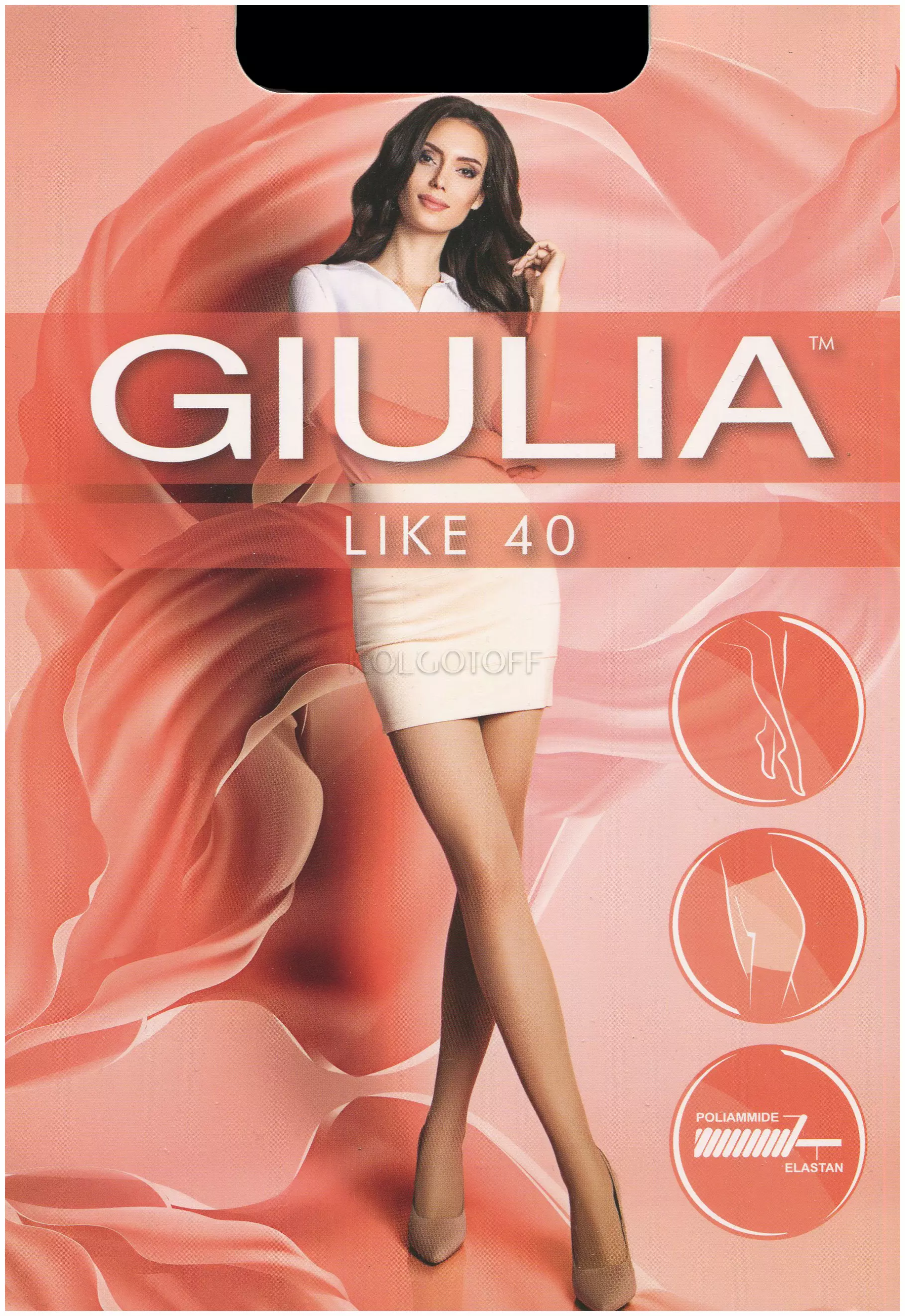 Колготки женские классические оптом GIULIA Like 40