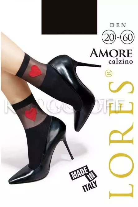 Шкарпетки жіночі з візерунком оптом LORES Amore calzino 20-60