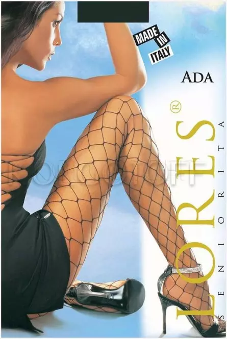 Колготки жіночі у велику сітку оптом LORES Ada