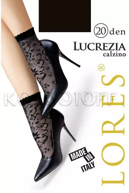 Шкарпетки жіночі з візерунком оптом LORES Lucrezia 20 calzino