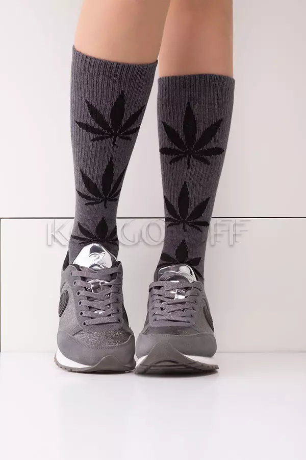 Шкарпетки бавовняні з візерунком оптом GIULIA WRL-001