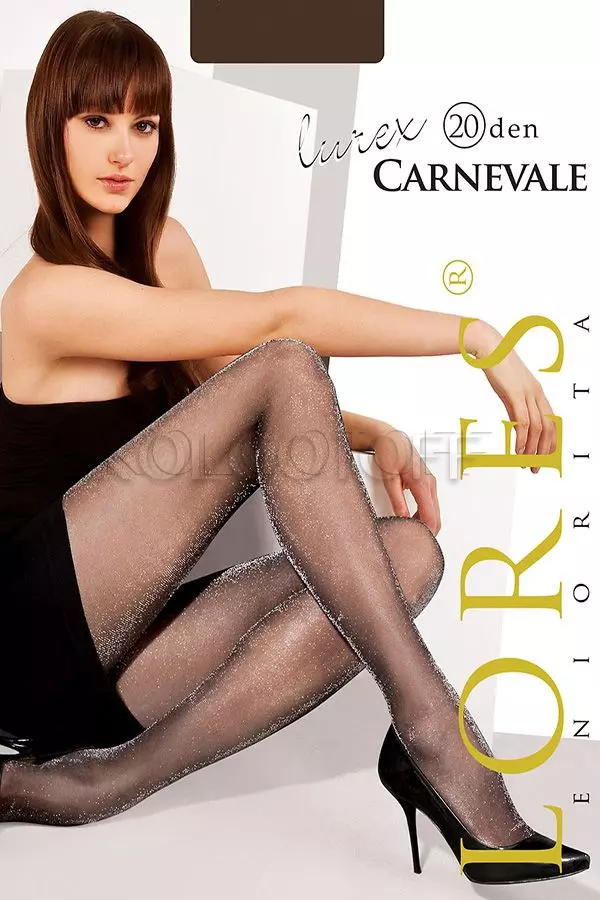 Колготки з люрексом оптом LORES Carnevale 20 lurex