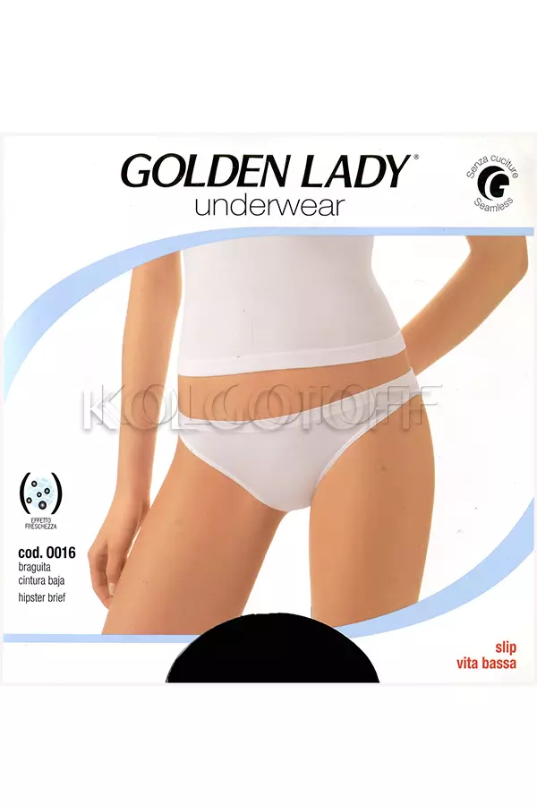 Безшовні трусики-сліп оптом GOLDEN LADY Slip vita bassa 0016