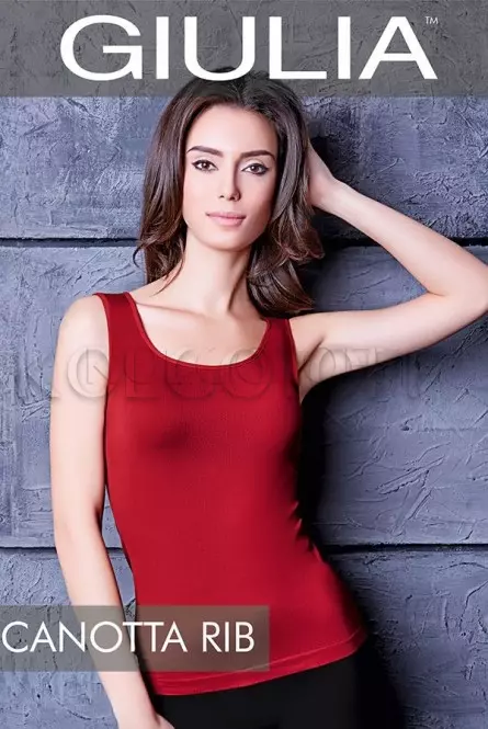 Бесшовная майка оптом GIULIA CANOTTA RIB model 1