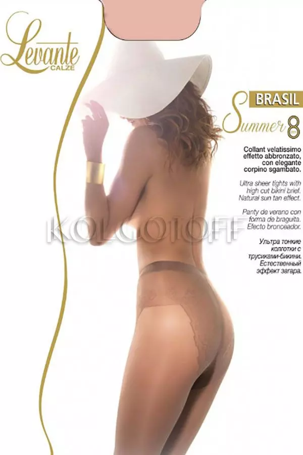 Колготки з ажурними трусиками оптом LEVANTE Brasil Summer 8