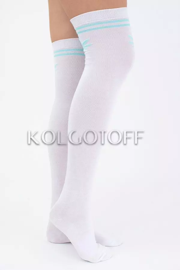 Панчохи-ботфорти з візерунком оптом GIULIA WGL-004