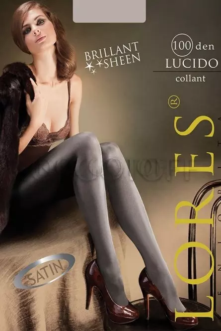 Колготки щільні з ефектом блиску оптом LORES Lucido 100