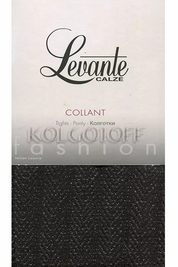 Колготки теплі з люрексом оптом LEVANTE B05A Collant Cotton Lame