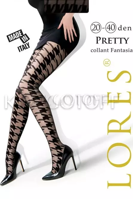 Колготки з візерунком оптом LORES Pretty 20-40