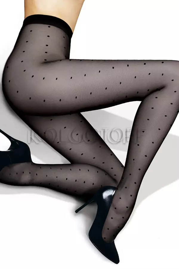 Колготки з візерунком оптом LORES Point 40