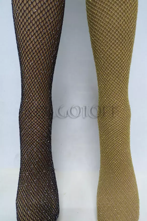 Колготки в сітку з люрексом оптом DOLORES Rete Lurex