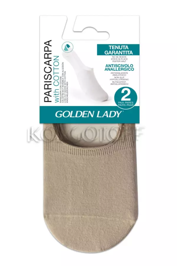 Підслідники бавовняні оптом GOLDEN LADY Pariscarpa invisible with cotton