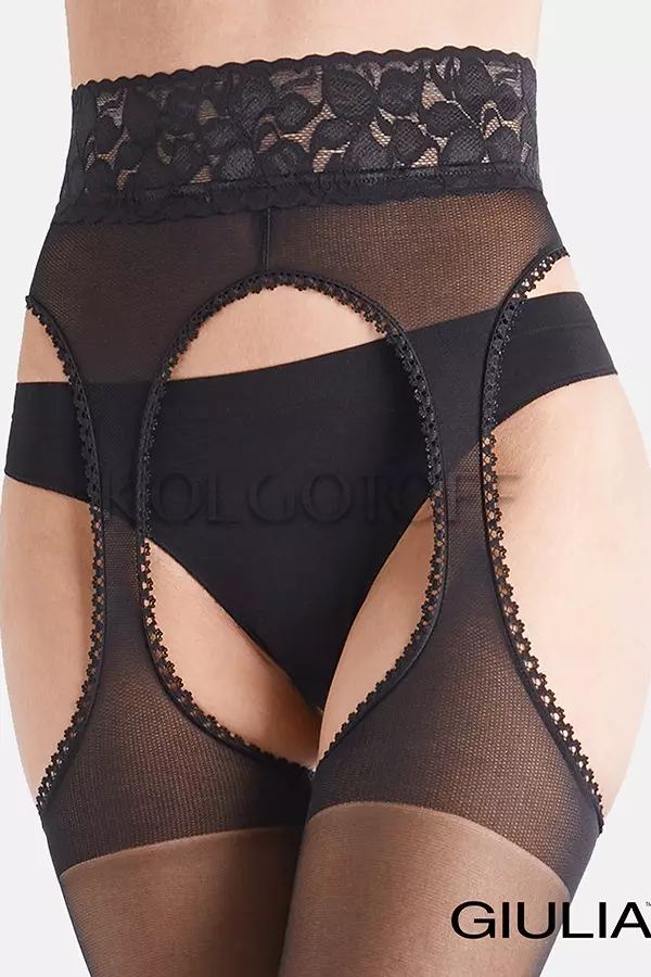 Колготки з імітацією панчохи оптом GIULIA Impresso Love 20