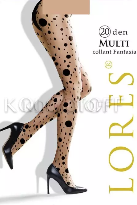 Колготки жіночі з візерунком оптом LORES Multi 20