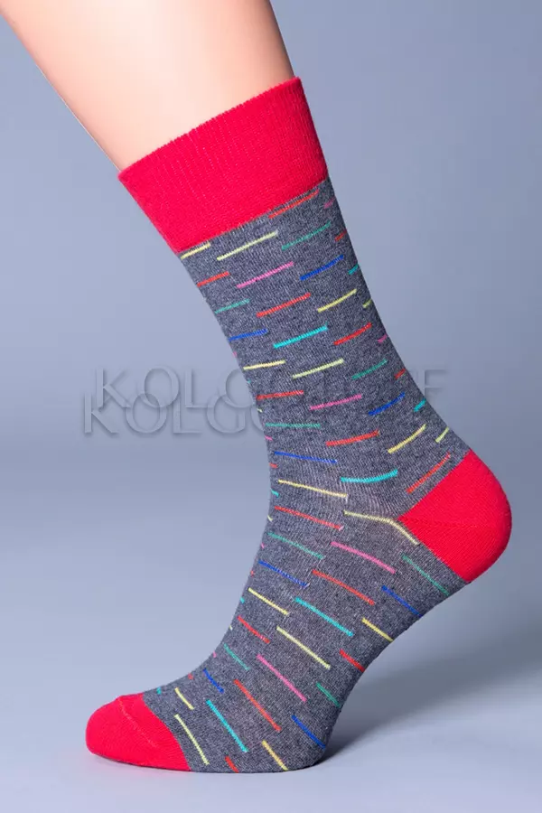 Чоловічі шкарпетки з малюнком оптом GIULIA MSL-015
