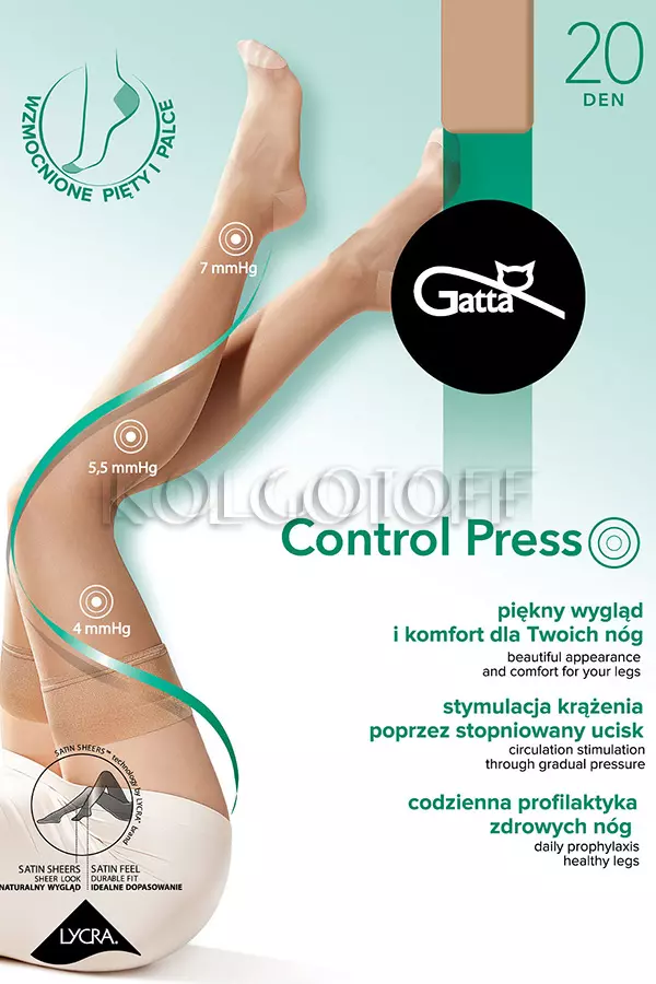Панчохи з розподіленим тиском оптом GATTA Control Press 20