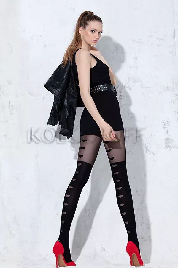 Колготки з імітацією панчохи оптом KNITTEX I am In Love 50