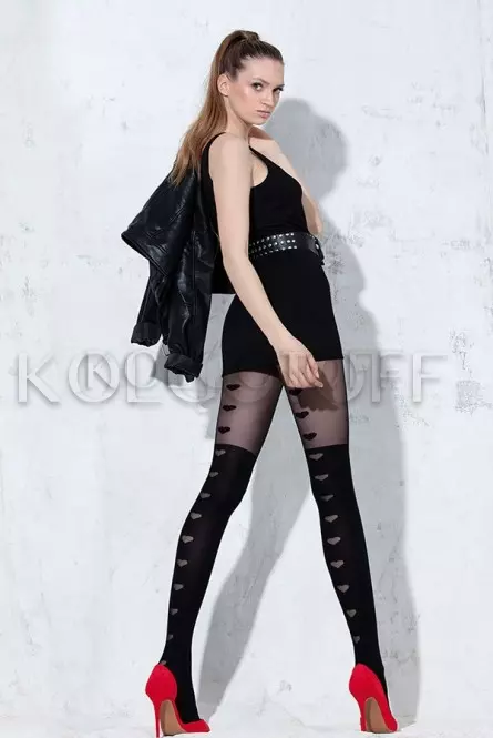 Колготки з імітацією панчохи оптом KNITTEX I am In Love 50