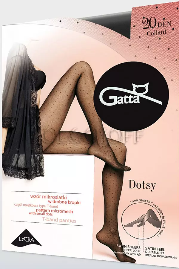 Колготки з візерунком в крапку оптом GATTA Dotsy 01 collant 20