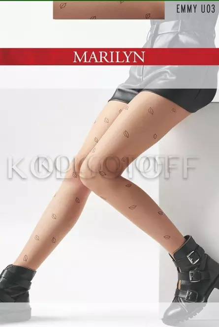 Колготки з візерунком оптом MARILYN Emmy U03