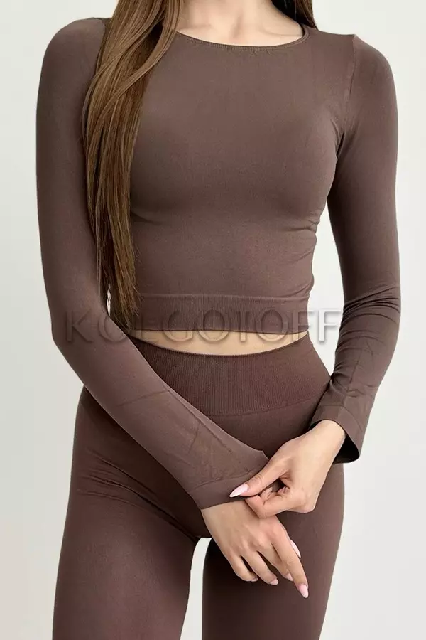 Безшовна кофта оптом GIULIA CROP TOP