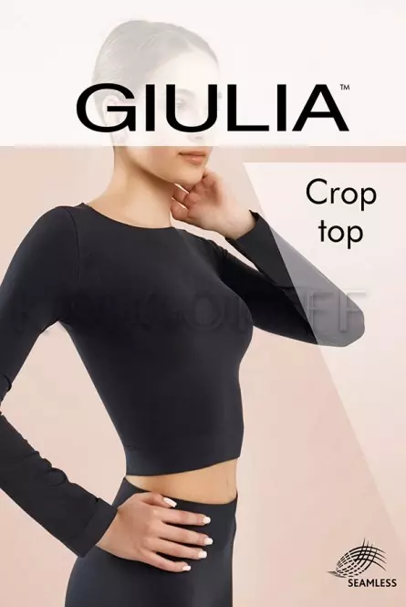 Безшовна кофта оптом GIULIA CROP TOP