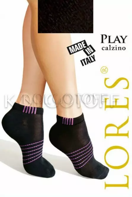 Шкарпетки жіночі з візерунком оптом LORES Play calzino