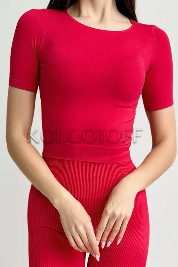 Жіноча футболка оптом GIULIA Crop T-Shirt