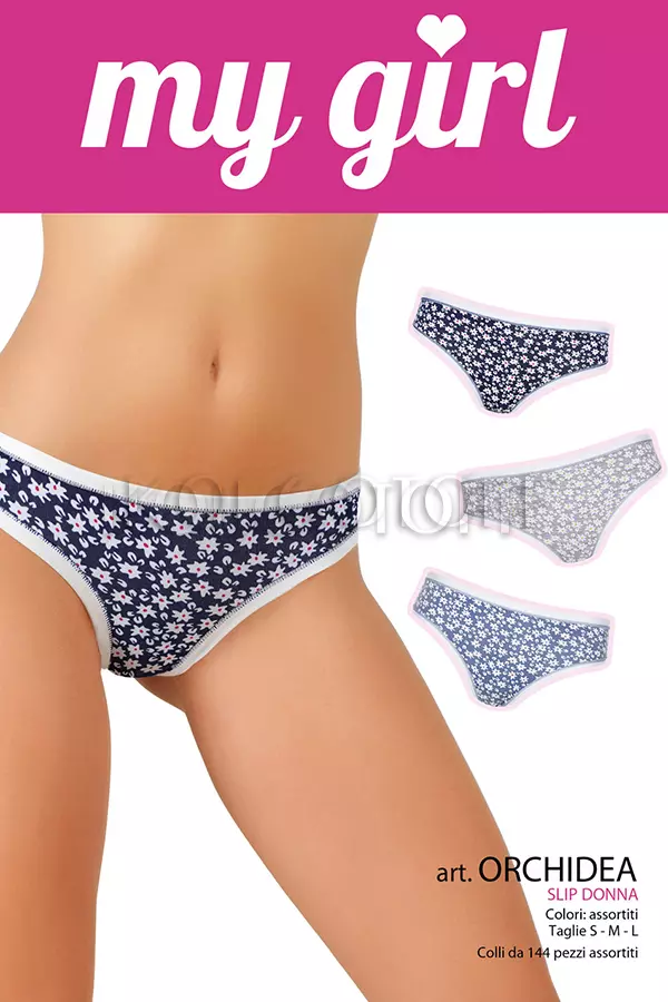 Бавовняні трусики-сліп оптом JADEA by Intimo Artu Orchidea