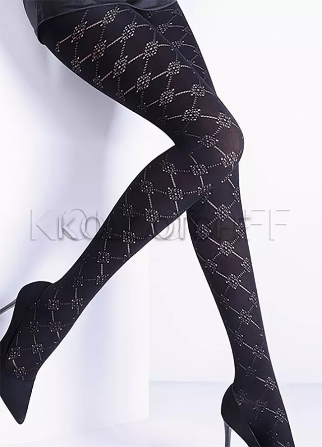 Колготки жіночі з візерунком оптом GIULIA Sonetta 100 model 16