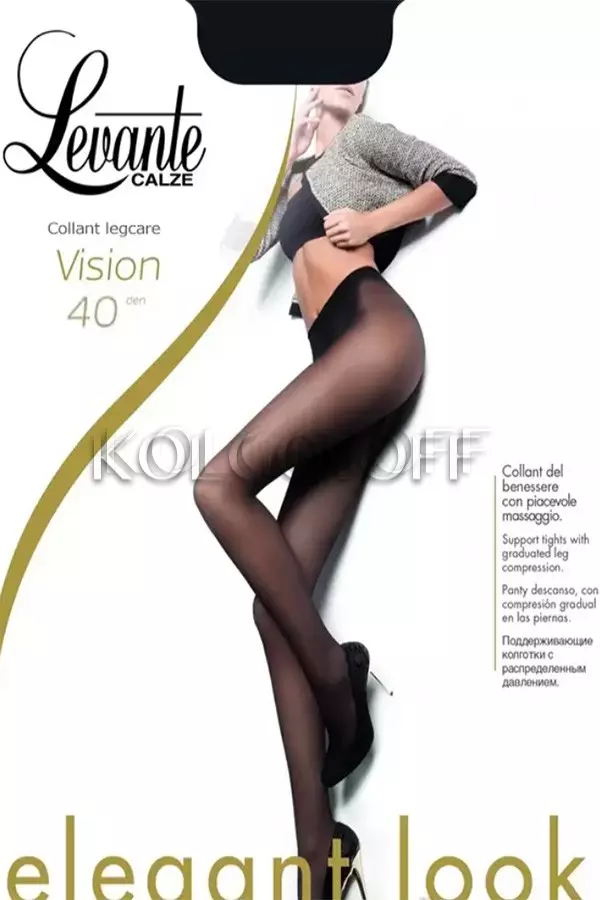 Жіночі колготки без шортиків оптом LEVANTE Vision 40
